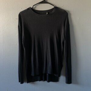 Extra Soft, Lightweight Elegant Black Sweater Women's Viscose Spandex Silk Small